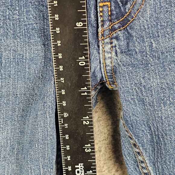 Levis 527 Jeans Mens 36x32 Blue Mid Rise Boot Cut Cowboy Denim - Picture 5 of 10